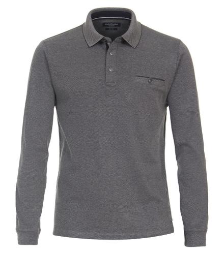 Polo-Shirt Langarm gestreift
