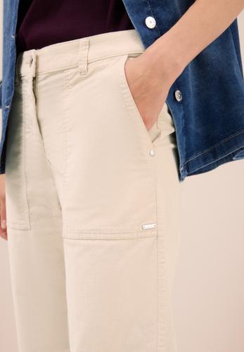 Wide Leg Cordhose 33/28 - Oat Milk Beige
