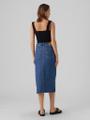 VMVERI HR CALF DENIM SKIRT GA MIX N