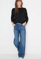 Batwing Shirt mit Tape S - Black