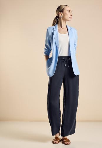 Wide Leg Hose Blau 36/30