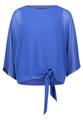 Chiffonbluse 46 Figurumspielend - Adria Blue