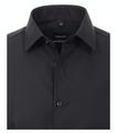 Popeline Hemd unifarben extra langer Arm 72cm 001482 41 VM-72 - Schwarz