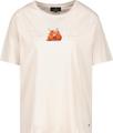 T-Shirt mit Cabrio-Print 38 - Champagne Beige