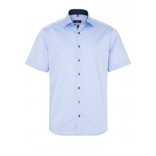 Hemd Pinpoint Kurzarm 42/Kurzarm MODERN FIT - Blau