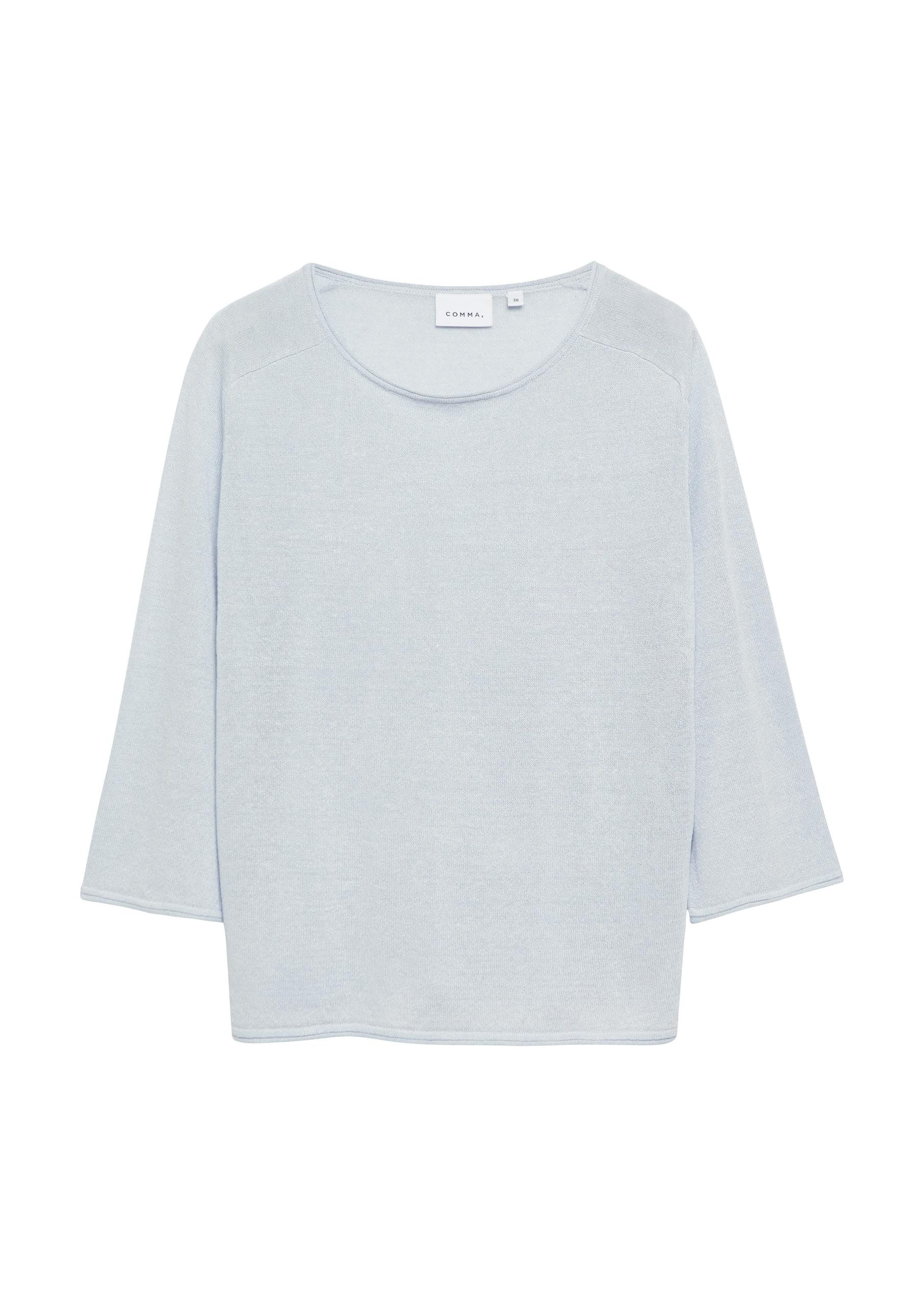 Strickpullover 34 - Blau