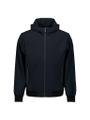 Jacket Short Fit Hooded Blau M