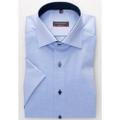 Hemd Pinpoint Kurzarm 42/Kurzarm MODERN FIT - Blau