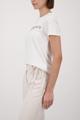 T-Shirt mit Strasssteinen 38 - Off-white