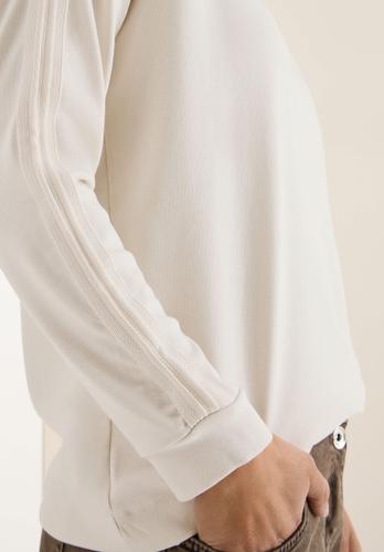 Shirt mit Gallonstreifen XL - Light Greige