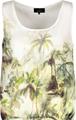 Top mit tropischen Print