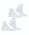 FALKE Happy 2-Pack Herren Weiß 43-46