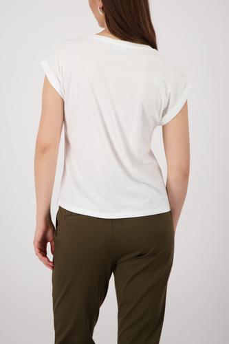 T-Shirt mit Print 44 - Cream