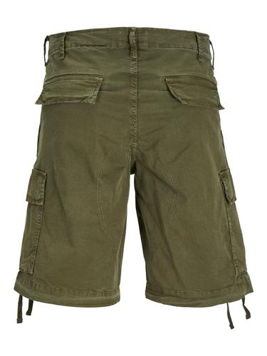 Relaxed Fit Shorts - Oliv / S