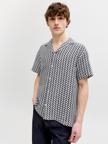 JORMONTAUK CROCHET SHIRT SS SA26 LN L Locker geschnitten - Sky Captain