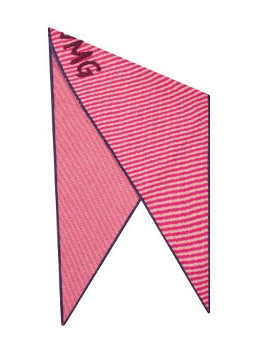 Dreieckstuch "OMG" - Pink / 85/85X135CM