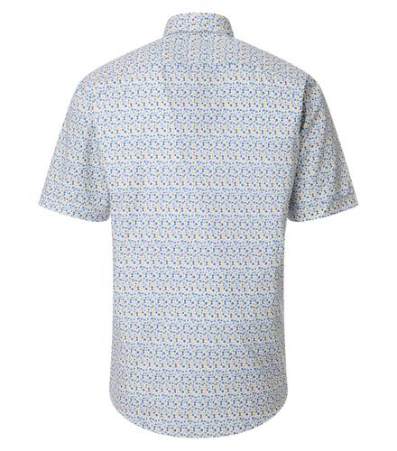 Freizeithemd Kurzarm XXL Casual Fit - Gelb