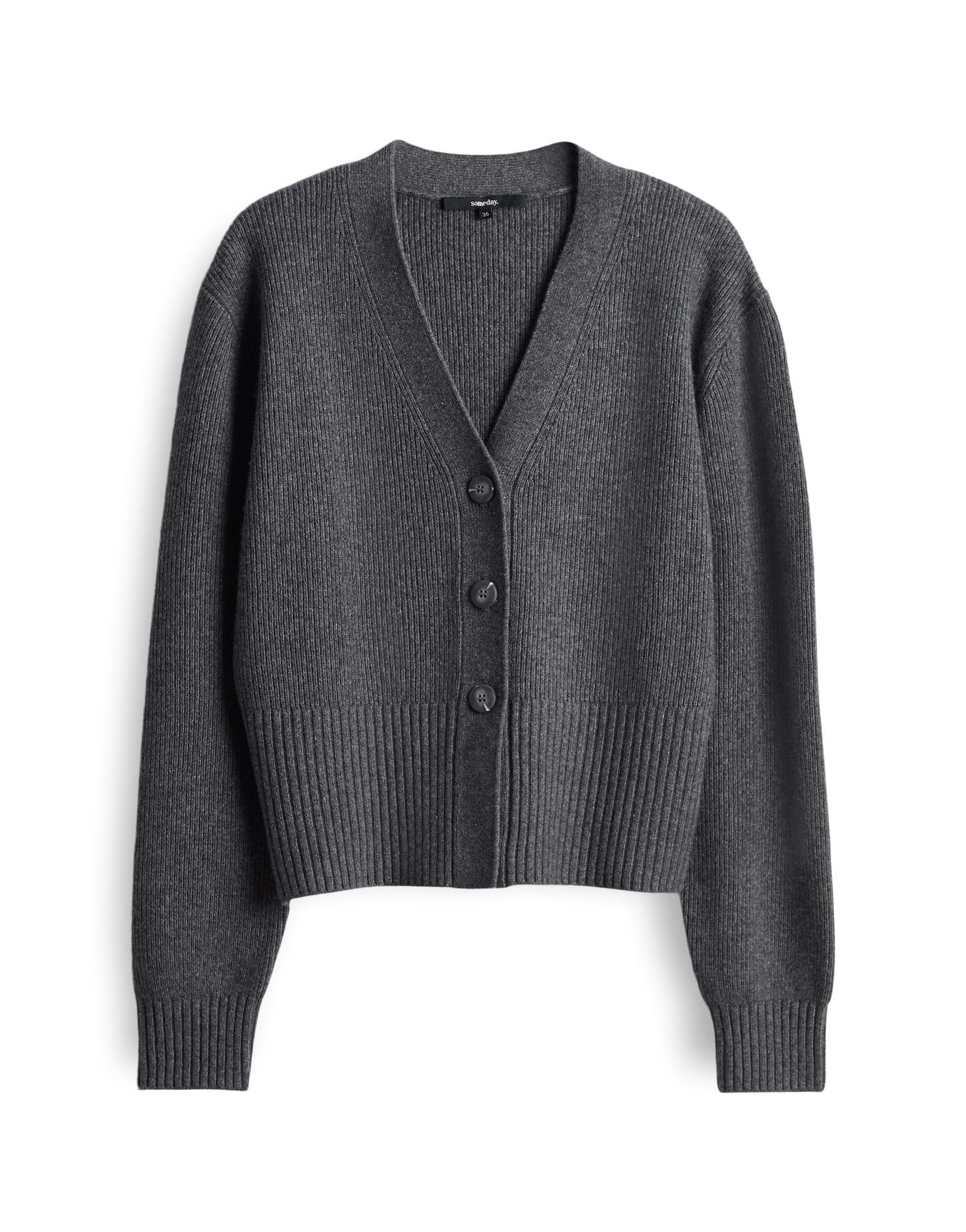 Strickjacke "Toria" - Dunkelgrau / 40