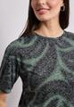 Shirt im Ausbrenner-Look mit Print 40 - Deep Bound Green