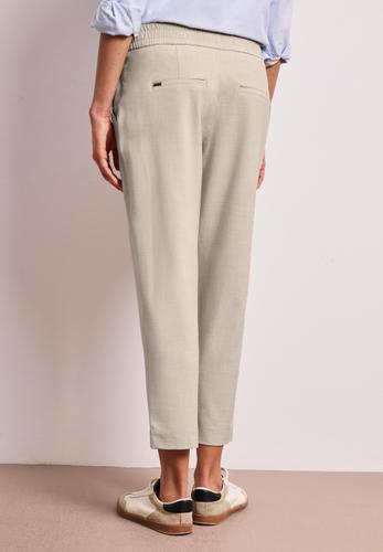 Mid Waist Slim Leg Hose mit Schnalle 40/28 - Cobble Stone
