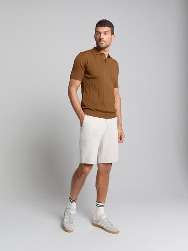 Short Chino Jersey Travel XL Regular Fit - Sand