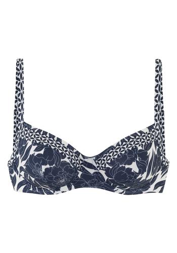 Sunseeker LM Bügel-Top 38E - Navy-print