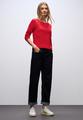 Basic Langarmshirt 42 - Racing Red