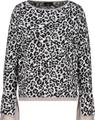 Pullover mit Leopardenmuster 44 - Greige Gemustert
