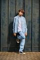 OSJFADE LOOSE LB 2872 PIM DNM NOOS 146 Locker geschnitten - Light Blue Denim