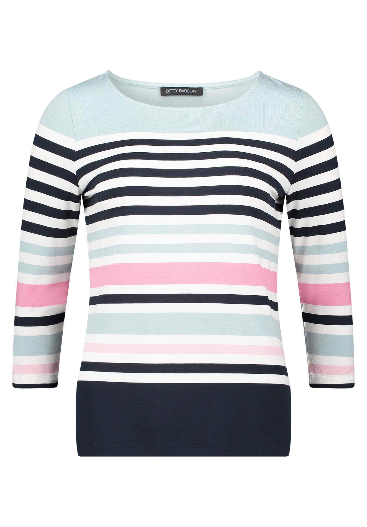 Basic Shirt 42 Tailliert - Mint/Dark Blue