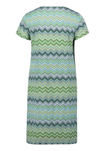 Sommerkleid 48 Figurumspielend - Blau/Grün