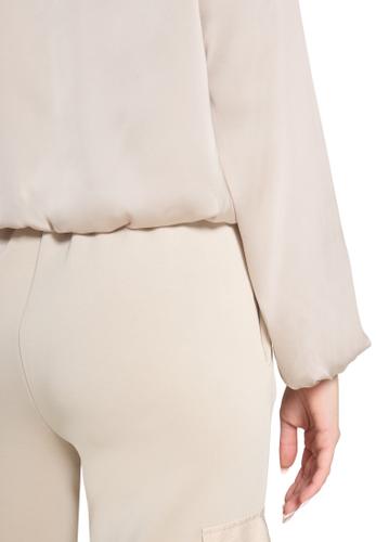 Blouson 42 Lässig - Grau Beige