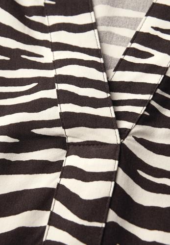 Tunika mit Zebra Print