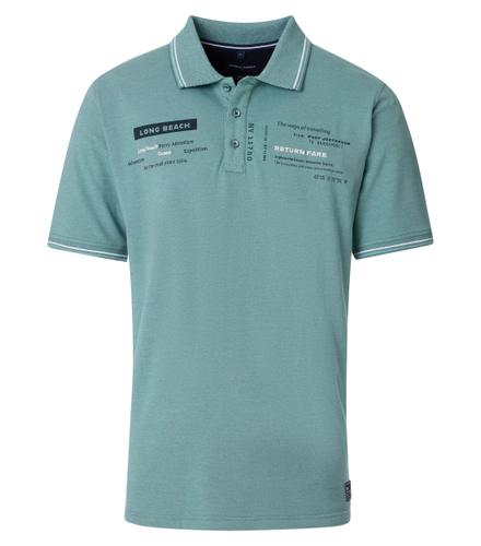 Polo-Shirt M Basic Circular Knit - Türkis