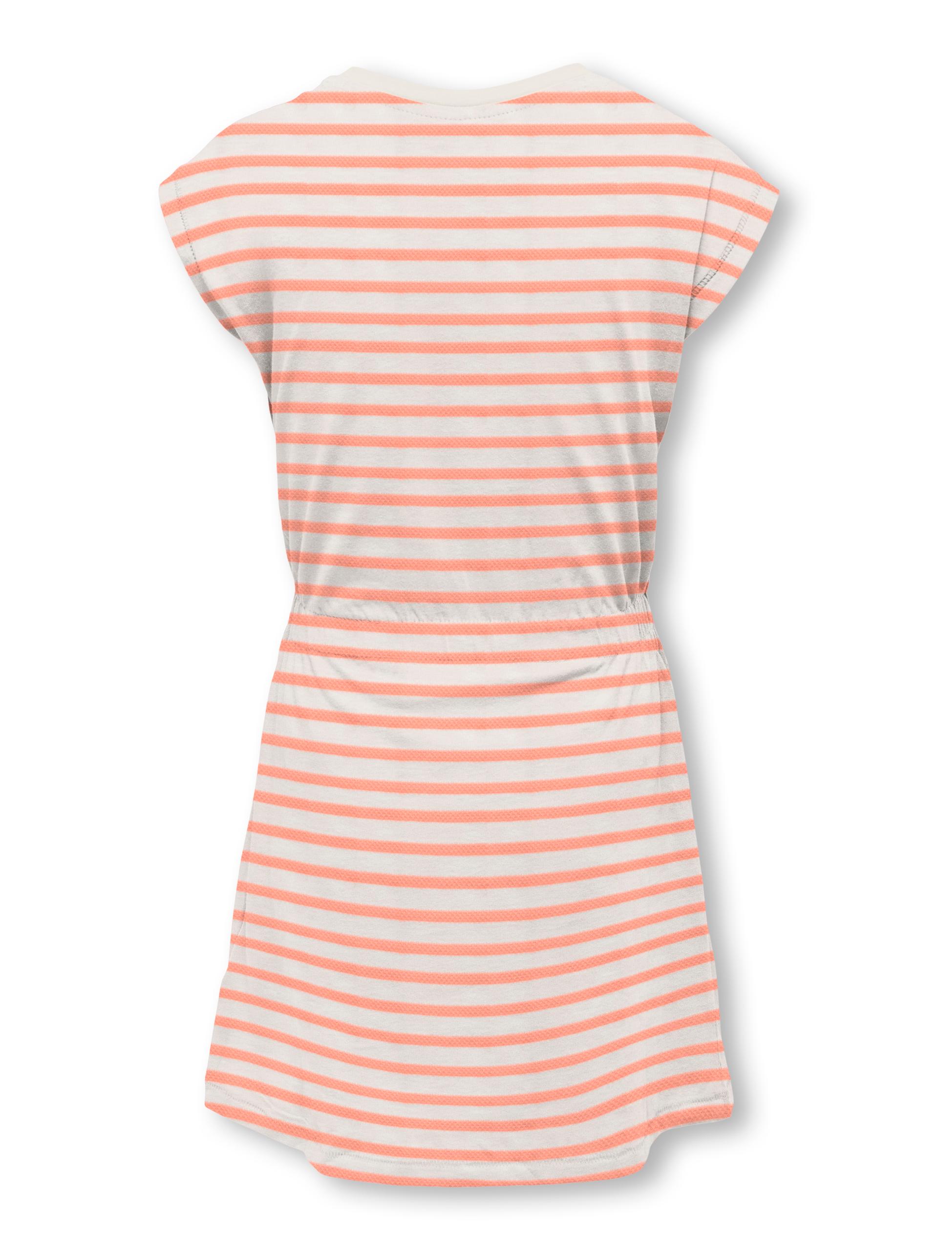 KOGTRINE Y/D STRUCTURE S/S DRESS JRS 158/164 Normal geschnitten - Cloud Dancer
