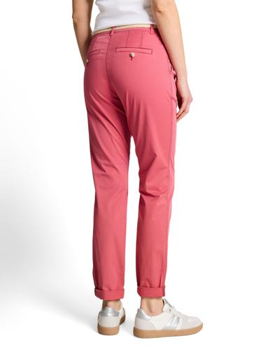 Slim Chino Hose mit Gürtel 42/30 Slim Fit - Cozy Pink