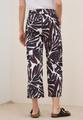 Gemusterte Wide Leg Hose S/7/8 Hosen - Mulberry Red