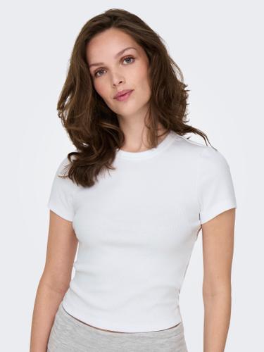 ONLVAL LIFE S/S O-NECK TOP CC JRS