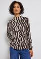 Shirt mit Zebra Print 40 - Deep Roast Brown