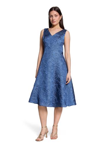 Cocktailkleid 40 Ausgestellt - Persian Blue