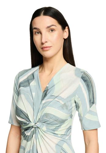 Midikleid 38 Figurnah - Mint/Green