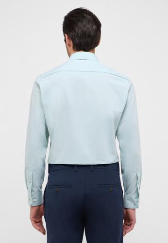 Hemd Chambray Langarm 42/Langarm - 65cm MODERN FIT - Grün