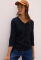 Basic V-Neck Shirt S - Urban Dark Blue