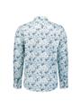 Shirt Allover Printed Yarn Dyed Dobby XL Regular Fit - Blue