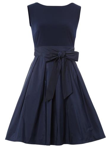 Cocktailkleid mit Bindegürtel