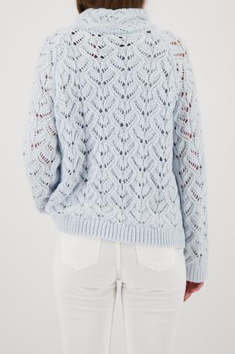 Strickpullover mit Ajour-Muster
