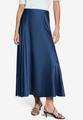 Satinrock Maxi mit Gummibund