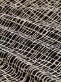 High Waist Midi-Rock aus Viskose 38 High Waist Fit - Abstract Black Grid Design