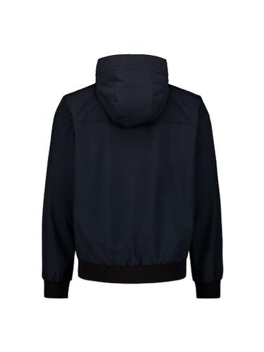 Jacket Short Fit Hooded Blau M