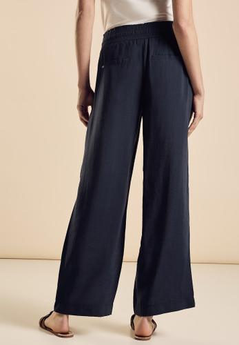 Wide Leg Hose Blau 36/30